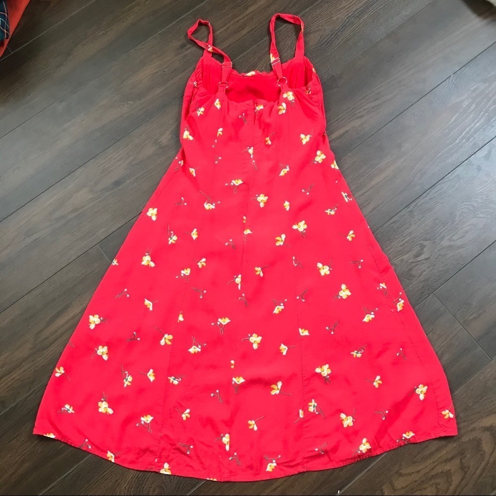 Dress forum red floral mini dress - Picture 3 of 4